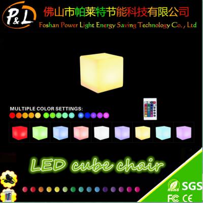 China KTV, Party, Hotel Lit RGB LED Square Chair for sale