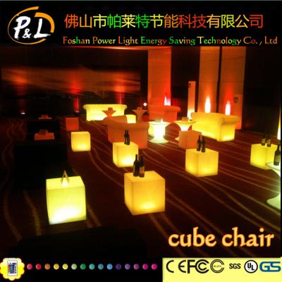 China LED Cube Seat for Bar and Night Club for sale