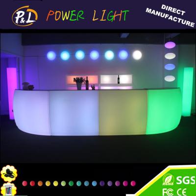 China Remote Control Color Changing Night Club KTV LED Bar Counter for sale