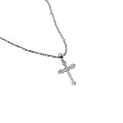 China 2022 Hot Sale 925 Sterling Silver Pendant Cross Necklace FASHIONABLE Pendant For Women for sale