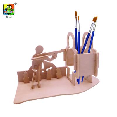 China Cartoon Toy Cotwins 3 D Educational Craft Gift Decoration Wooden Puzzle for sale