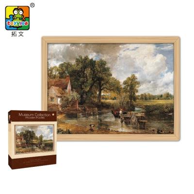 China 100% 2020 Hot Selling World Famous Eco-friendly DIY Creativity Oil Painting 1000pcs Puzzles for sale