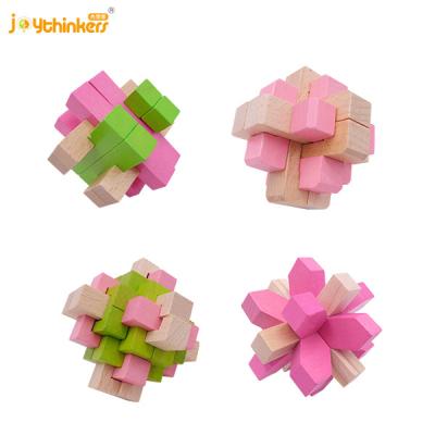 China 100% Eco-friendly Brain Teaser Supper Pentomino Genius Skills Wooden Builders, Educational Toy for Kids and Adults for sale