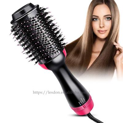 China 2022 New Arrival Foldable Dryers For Hair Styling Tool Hair Straightener Comb Curling Brush 5 In 1 One Step Hair Dryer And Volumizer for sale