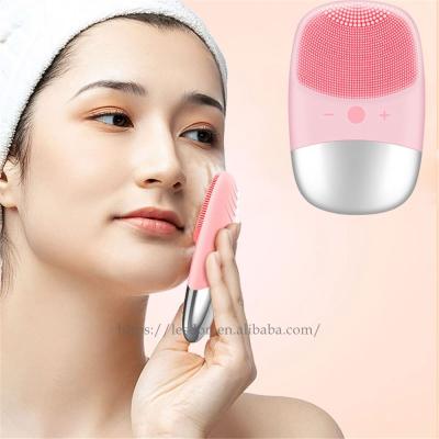 China New Arrival Rechargeable Electric Face DEEP CLEANING Sweep Facial Cleansing Sweep Electric Facial Cleansing Brush for sale