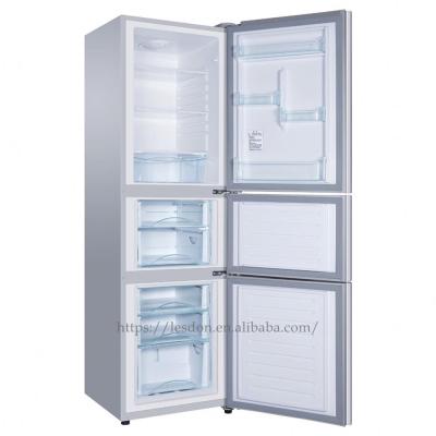 China COMPRESSOR Three Doors Standing Home Fridge Refrigerator Storing Meat With Low Prices for sale