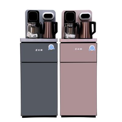 China Hotel Hot Water New Dispenser Dispenser Bottom Loading Automatic Touch Control Tea Bar Machine Smart Flat Dispenser and Cold for sale