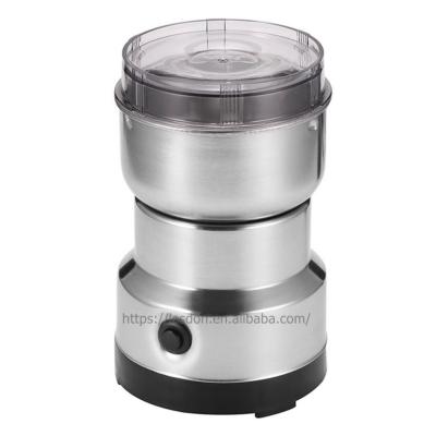 China Simply Pulse Switch New Mini Electric Stainless Steel Nuts Coffee Beans Hot Sale Price Coffee Grinder for sale