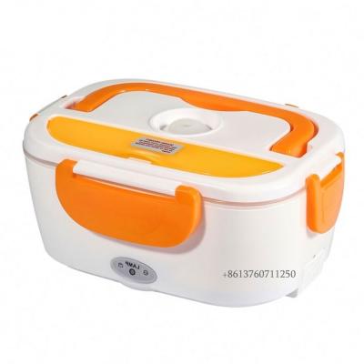 China 2021 Portable Heated Electric Lunch Box Stocked Keep Food Warmer Self Heating Lunch Box For 12V Car for sale