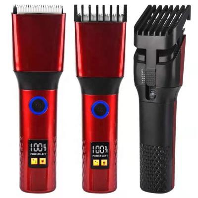 China Professional Clippers Barber Customize Logo Hair Trimmer Commercial Electric Hair Cutting for Adults and Children for sale