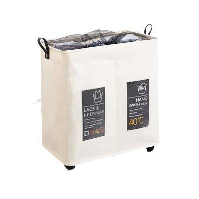 China Reusable Unique Design 600D Polyester Laundry Hamper Alternative Laundry Hamper For Hotel Clothes Storage for sale