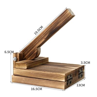 China Sturdy Tortilla Press Corn Corn Outlet Plant Sturdy Square Make Thin Tortilla Press Smooth Wooden Tortilla Press Baking Accessories for sale