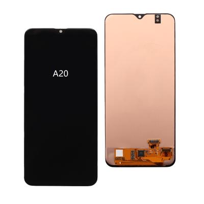 China Super Amoled Mobile Phone LCDs For Samsung A20 A205 6.4 inch Screen 720*1560 Pixels Digitizer Replacement for sale