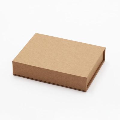 China Recycled Closure Book Style Magnetic Gift Boxes Custom Small Very Thin Color Paper Wrapping Materials For Accessories for sale