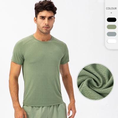 China Wholesale Custom Gym Anti-Wrinkle Workout T-shirt Sporty Male Sport Wear Active Fitness Men Gym Wear for sale