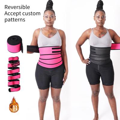 China Custom Shapewear Tummy Control Shaper Waist Trainer 2022 Antibacterial Logo Waist Trimmers Elastic Waist Bandage Wrap Belts for sale