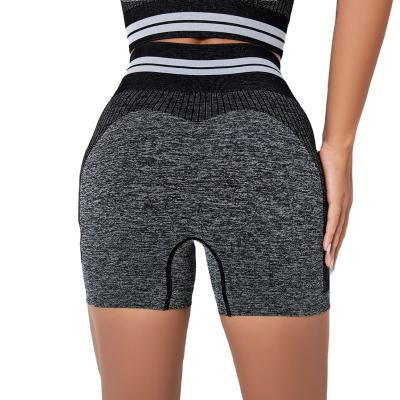 China New breathable design fashion sexy yoga shorts sell crack! crack! wholesale butt tights ladies active sports shorts for sale