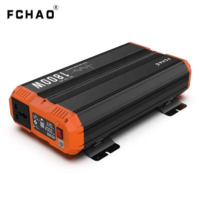 China FCHAO 1800W Pure Sine Wave Inverter Solar DC to AC Power Inverter 12V 24V 48V Inverter Panel with Remote Control for RV Home Car 38.5*23.4*9.8cm for sale