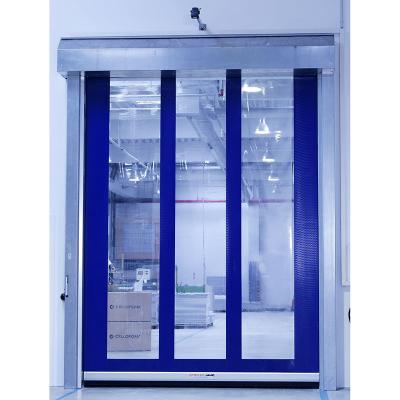 China Windproof High Quality SRT Anti-pollution Quick Partition Rapid Roll Doors Fast Automatic Folding-up Door Suppliers for sale