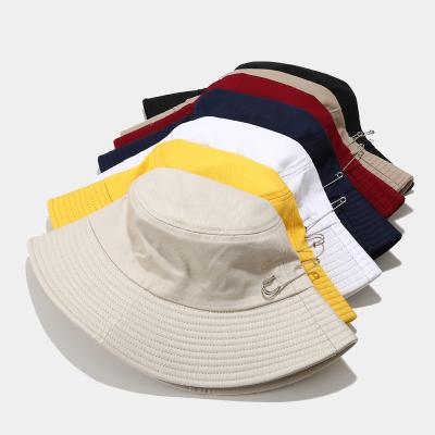 China Spring and summer casual Korean version of the big brim tide brand fisherman hat female sun bucket hats male bispool big head hat for sale