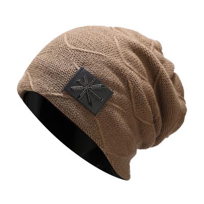 China COMMON new men's sweater hat street trend cashmere women's winter hat outdoor warm winter knitted wool hat for men for sale