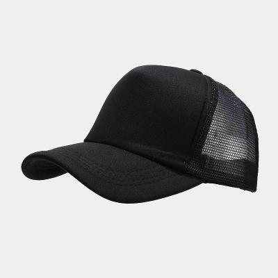 China COMMON Outdoor Sports Sunscreen Sun Hat Splicing Truck Driver Hat Wholesale Foam Logo Trucker Hat Custom Made Two Color for sale