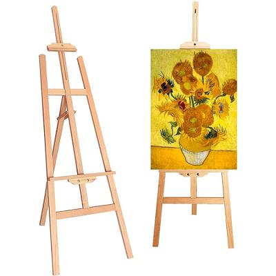 China Easel Painting Display Drawing Adults Adjustable Easel For Studio Art Easel Painting Canvases Stand for sale