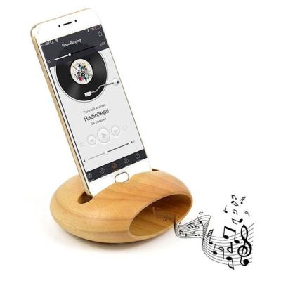 China Portable Sound Amplifier Cable Home Phone Desktop Holder Pen Stand Wooden Portable Organized for sale