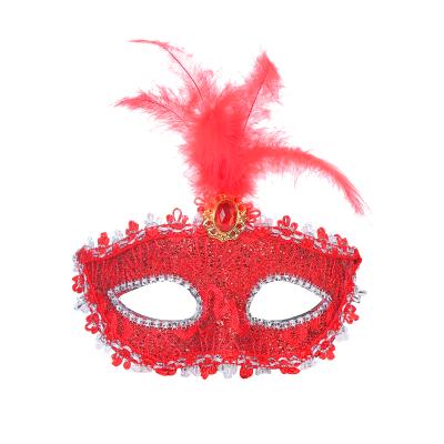 China Professional Masquerade Events China Rhinestone Party Halloween Masks Party Supplies For Adults for sale