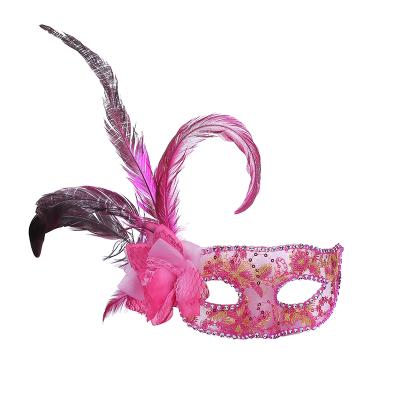 China Halloween carnival costume props flower with Mardi Gras mask for sale