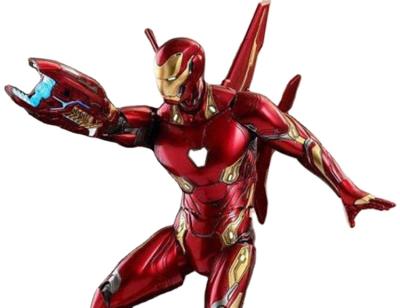 China America's Avengers Iron Man MK85 Wings Iron Man Luminous Resin Craft Model Toy Craft Gift Peripheral Ornaments for sale