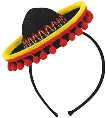 China Beauty Decorations Wholesale Cute Decorative Mexican Mini Mariachi Sombrero Charro Hat Party Hats in Fiesta Decorations for sale