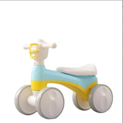 China Ride On Toy PP Car Plastic Ride Children Sliding Cycle Mini Balance Bike Cheap Kids Foot Power Balance Bike for sale