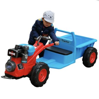 China Toy Factory Wholesale new children's big ride on waistline the big electric tractor price on the car for sale