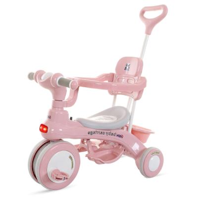 China Ride On Toy Factory 3 Wheels Kids Tricycle With Handlebar/Baby Bike With Music/Kids Ride On Toys for sale