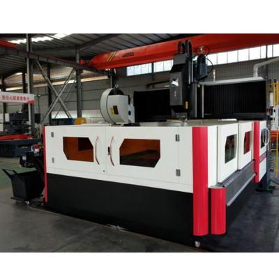 China 2000*1600mm reliable quality BOSM-DPH2016 CNC beam drilling and milling machine for flange process engineering machinery metallurgy for sale