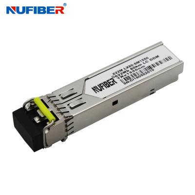 China Huawei Connector Compatible Duplex Fiber SFP Network Transceiver 622Mbps SFP 150km LC SFP Module for sale