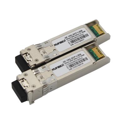 China Iron Case 10G WDM SFP+ Module 1270nm/1330mn 10km 20km 10G SFP+ Bidi LC Transceiver Compatible with Dlink for sale