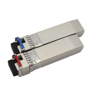 China for 10G SFP+ WDM Module 60KM LC 1270nm/1330nm 10G SFP+ Bidi Transceiver 60km Parts / SFP-10G-BX60-SM1270/1330 Switch for sale