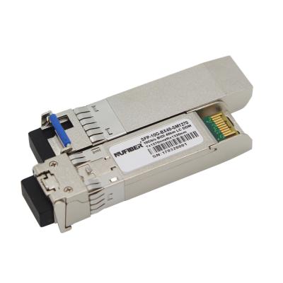 China FTTX Nufiber Bidi Module Transceiver 10G SFP+ 1330nm/1270nm DDM DOM LC 40km WDM 10G Optical Module for sale