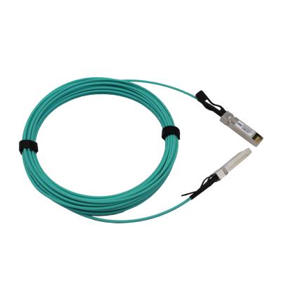 China Active Data Center 25G SFP28 AOC Fiber Optic Cable 25G SFP28 To SFP28 AOC OM3 OM4 Multimode Cable 3m for sale