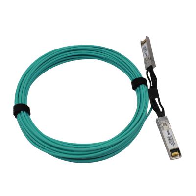 China Data Center AOC Cable 1M 25G SFP28 AOC 850nm OM3 OM4 MMF Active Optical Cable For 25G Ethernet Data Center for sale