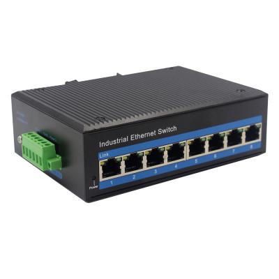 China Telecommunication 8 Port POE Ethernet Switch Category 10/100M POE 8 UTP Industrial Port 48V POE Switch for sale