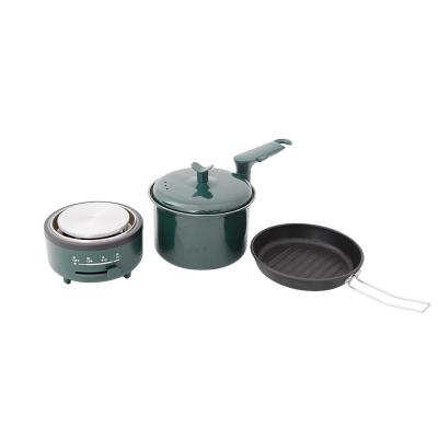 China Hot Sell-Stainless Steel Portable Multi Pot Multi Cooking Pot Cooking Pot Travel Cooker for sale