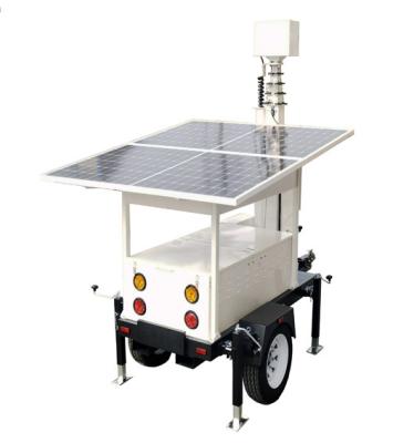 China High Strength Safety Mobile Solar Panel Trailer Energy Efficient for sale