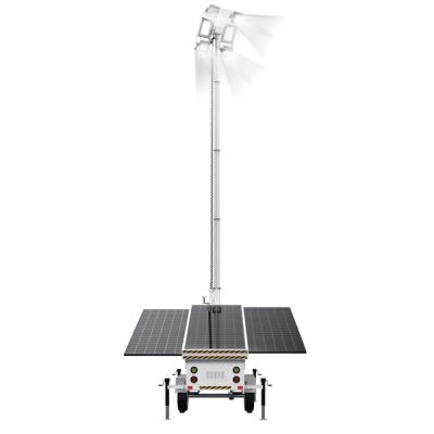 China DC24V Solar Mobile Tower Light With Customized LED And Solar Panels for sale