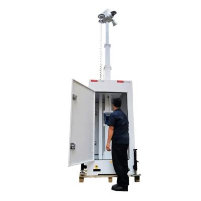 China Rapid Deployment Mobile CCTV Towers For Building Sites Monitoring for sale