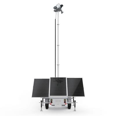 China Solar Trailer Security Camera Trailer Solar security trailer for Parking Lot for sale