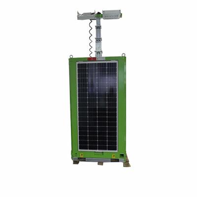 China Intelligent Management Solar Power System Energy Led Light Tower Cuboid For Scenic Lighting for sale