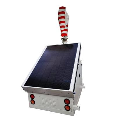 China Sustainability Mobile Solar Trailer With Wind Turbine For Remote Mountainous Area for sale